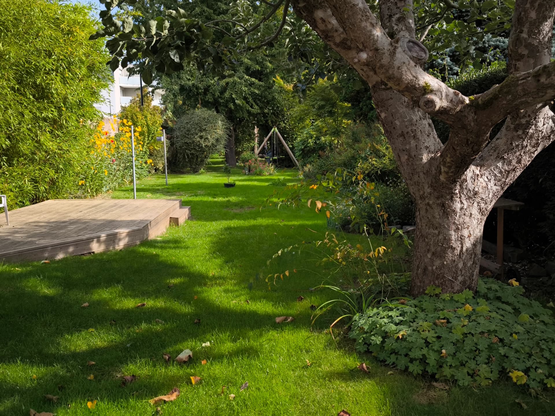 Maison de ville avec beau jardin !